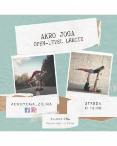 Akro joga open-level lekcie